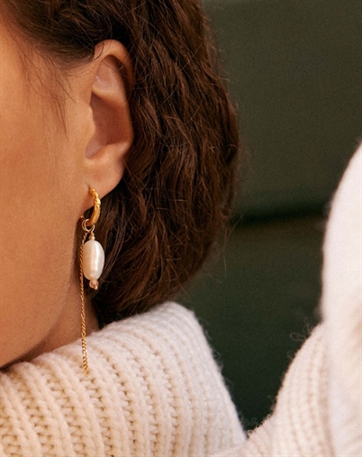 Enamel Copenhagen - Adeline Øreringe - Guldfarvet